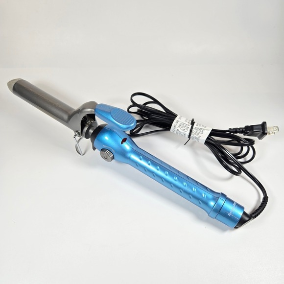 Babylisspro Other - BaBylissPRO Nano Titanium 1" Inch Spring Curling Iron Blue BABNT125SN